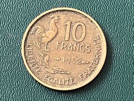 Frankreich Münze 10 Francs 1952