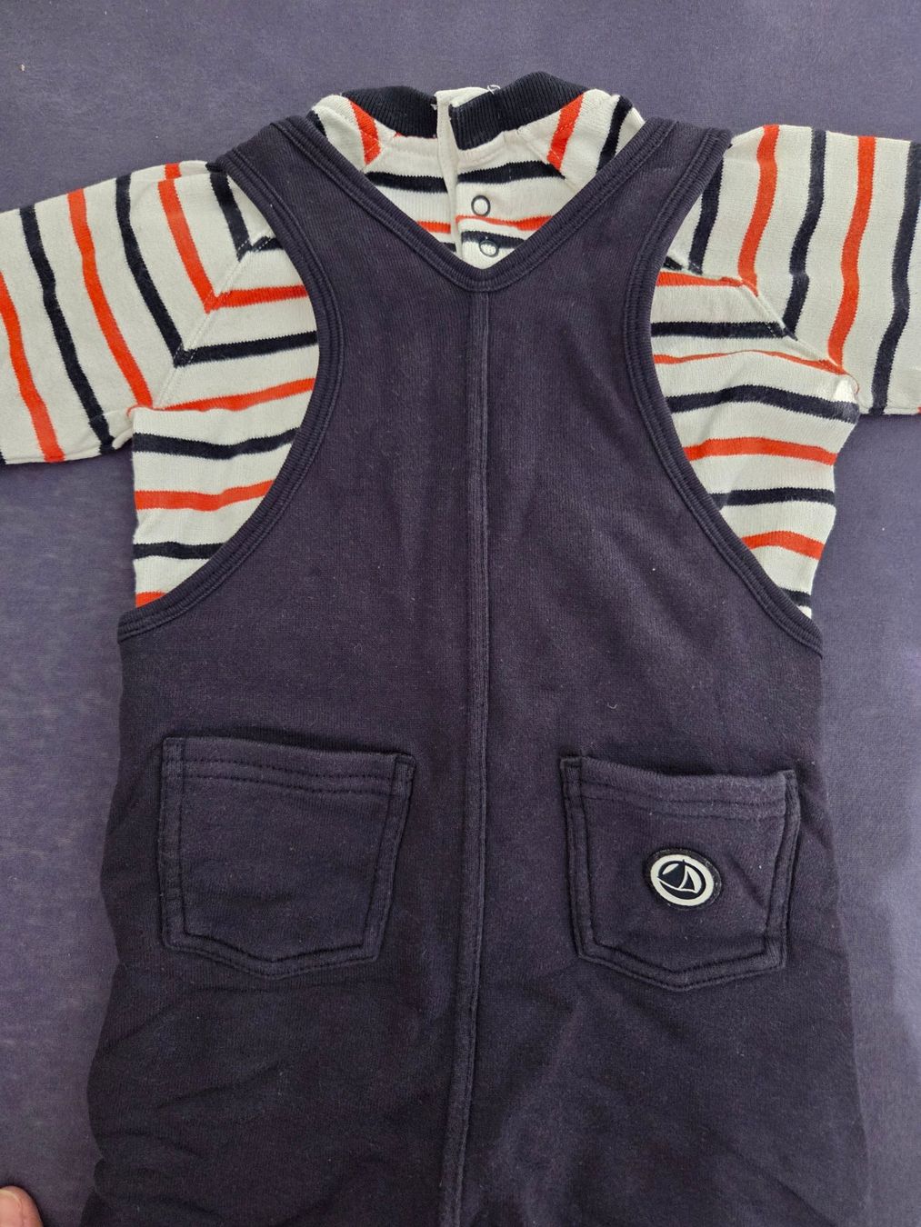 Petit Bateau Kleiderpakete & -sets: Set Pullover u. Latzhose von Petit Bateau Gr.74cm – Gebraucht aus Basel von kat_69z6 4