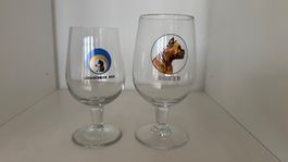 Bierglas Langenthaler und Boxer