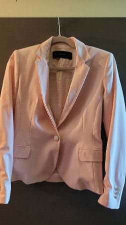 Damen Blazer Zara Basic hellrosa Grösse S gebraucht