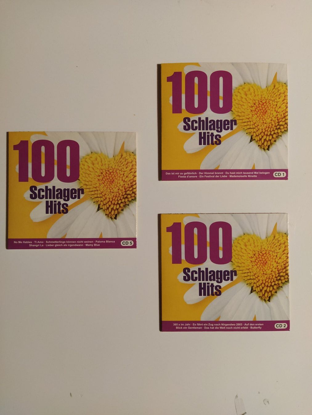CD: 100 Schlager Hits (CD 1, 2, 5) - CD – Usato da Männedorf venduto da Yoshi_87