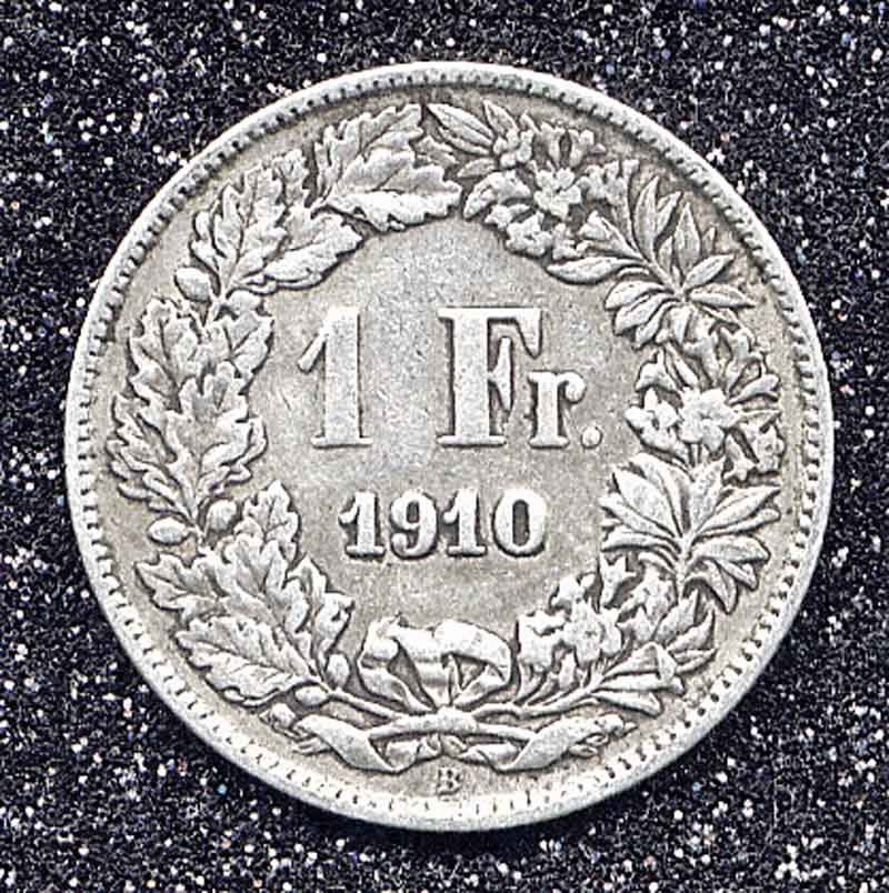 Alle Münzen: Münze CH Silber "1910" – Gebraucht aus Zug von BAMBI51