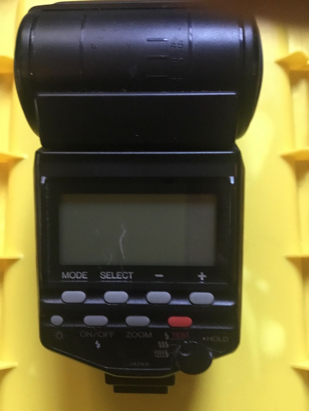 Minolta Flash: Minolta Blitzgerät 3600HS Aufsteckblitz – Usato da Schlieren venduto da Jeajet 3