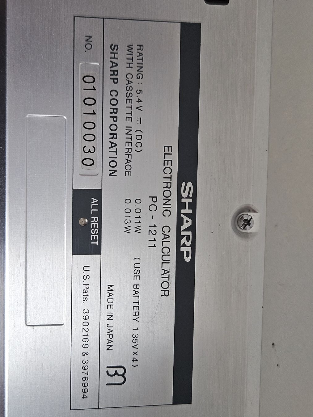 Calculatrices: Sharp PC-1211 Pocket Computer mit Kassetteninterface – Rarit – D'occasion à Schlieren par Bestleo 2