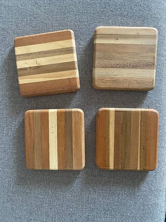 Untersetzer: Tassen Untersetzer Holz – Neu (gemäss Beschreibung) aus Muttenz von Bugijeta 1