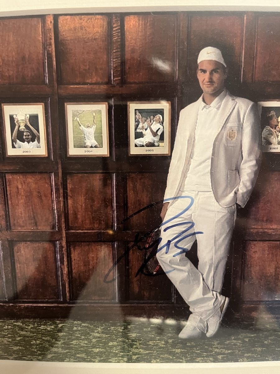 Foto & Immagini: Roger Federer Bild Signiert Unikat 1/1 – Usato da Frauenfeld venduto da Ramonn 1