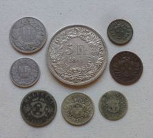 Lot ++ Schweizer Münzen mit Jahrgang 1851