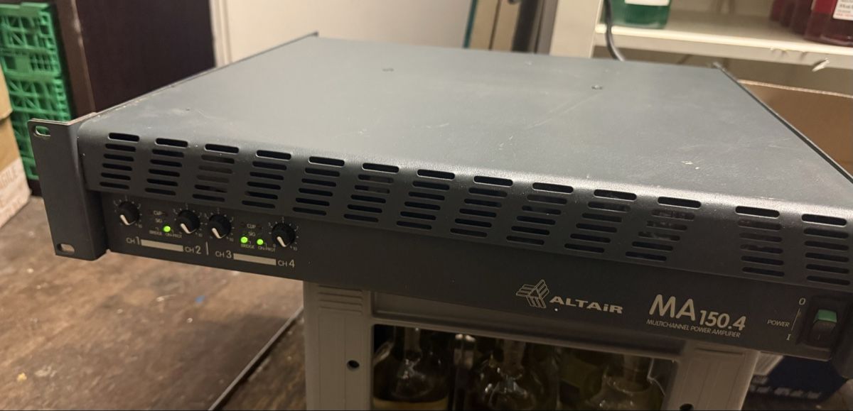 Amplificatori: Altair MA150.4 Power Amplifier 4 Channel – Usato da Niedergösgen venduto da cooly6