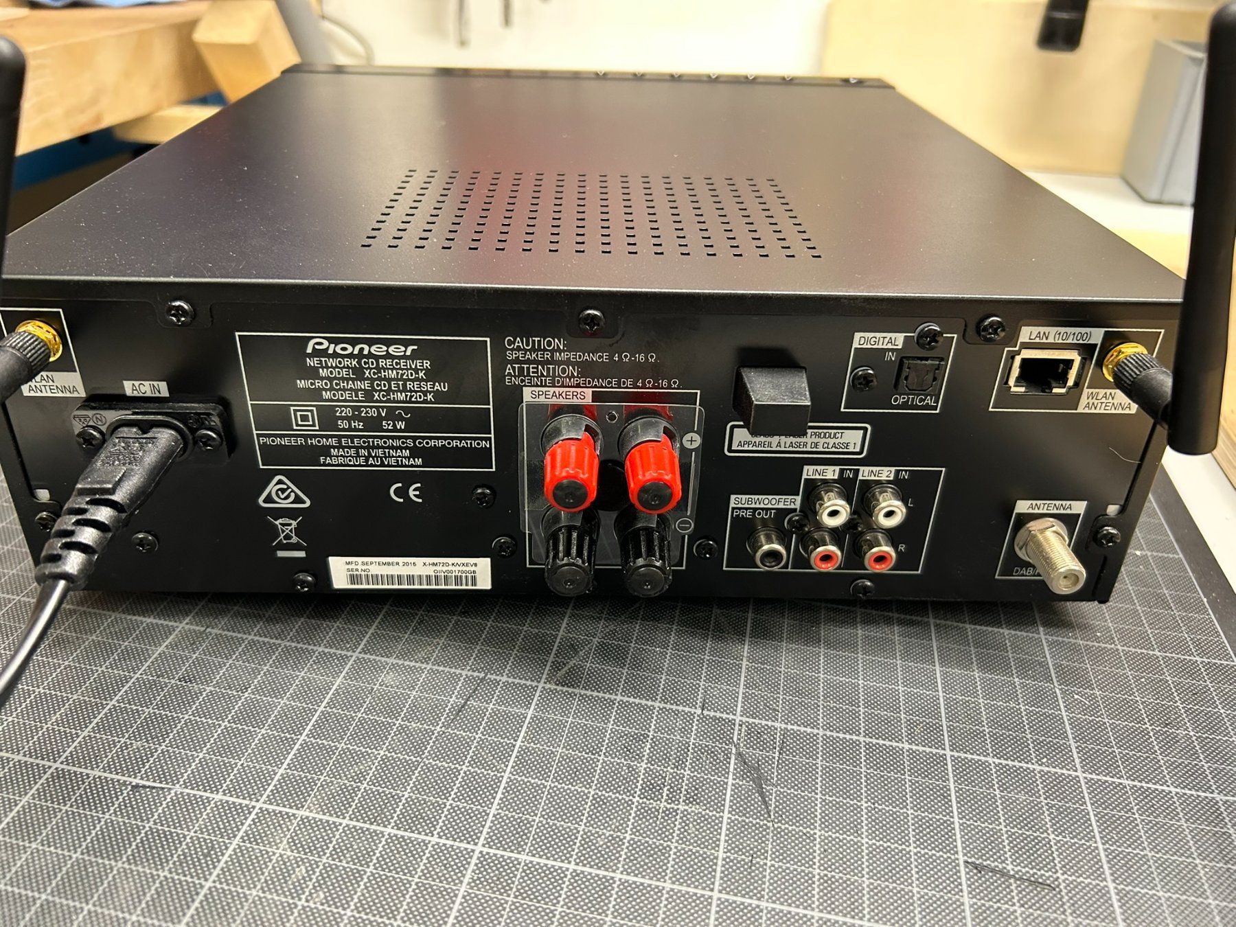 Pioneer Receiver: Pioneer Network CD Receiver XC-HM72D-K – Gebraucht aus Seuzach von Chnebel 3