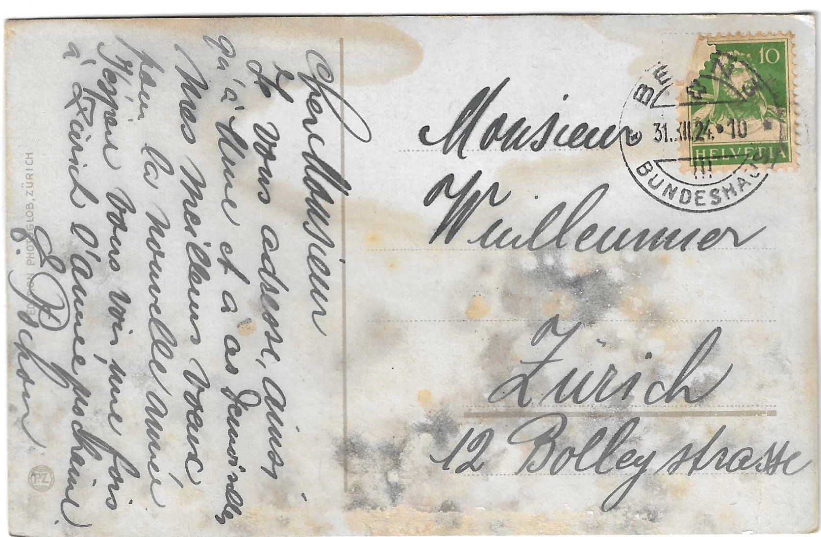 Cartoline postali: Bern  -  Das Münster – Usato da Kloten venduto da kanschweiz 1