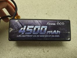 LiPo Akku Gens ace 4500mAh 6s 22.2V 60C XT90 gebraucht