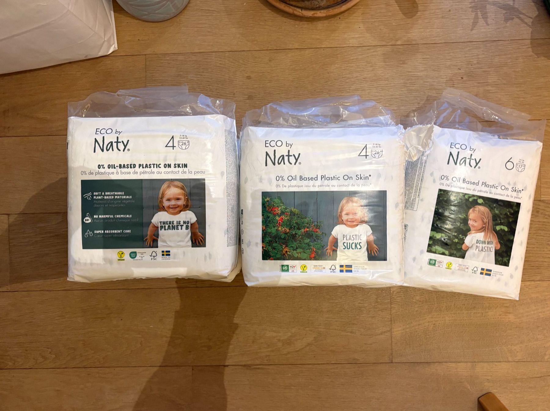 Secchi per pannolini & Pannolini: Neue Naty 4 und Naty 6 Windeln – Nuovo e nell'imballaggio originale da Rapperswil BE venduto da awhuu