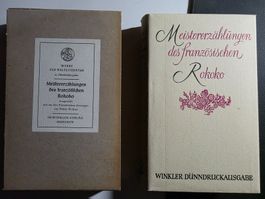 Meistererzählungen des franz. Rokoko - Winkler Dünn 1958