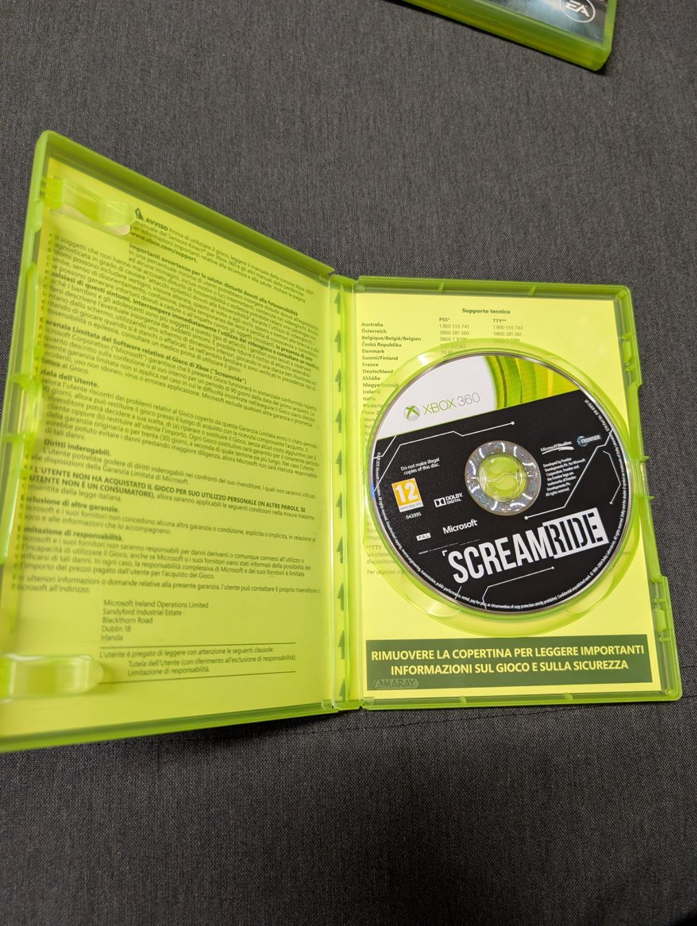 Giochi: Screamride Microsoft Xbox 360 – Usato da Giubiasco venduto da Ticinerd 2