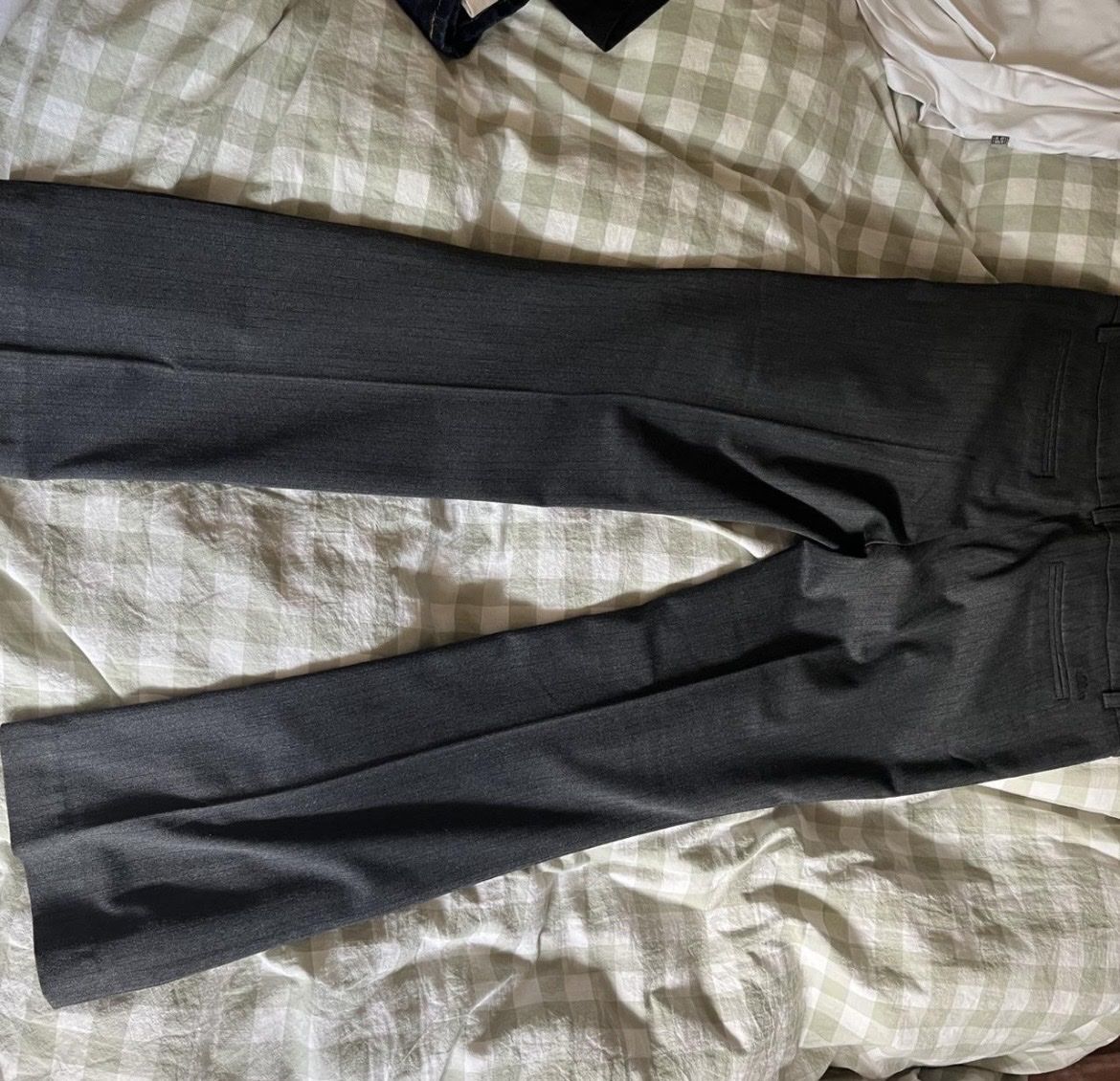 S.Oliver Pantaloni: grau gestreifte Anzughose Low Waist – Nuovo (secondo la descrizione) da Vaduz venduto da bestbest 4