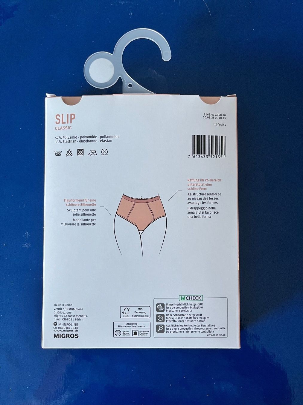 Migros Altra biancheria intima: Slip Classic, Shaping Effect medium, Grösse 48, Farbe Weiss – Nuovo e nell'imballaggio originale da Rudolfstetten venduto da gst_g7xl 1