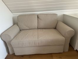 Kompaktes Schlafsofa beige, top Zustand