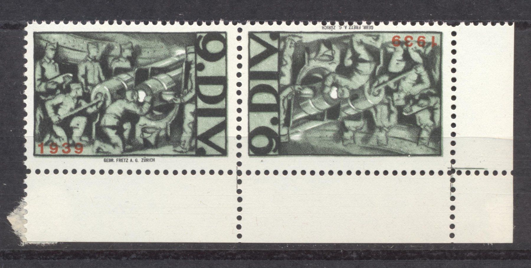 Alle Briefmarken: Kommandostäbe Nr. 87a/1 ** – Gebraucht aus Siebnen von Fstaehli