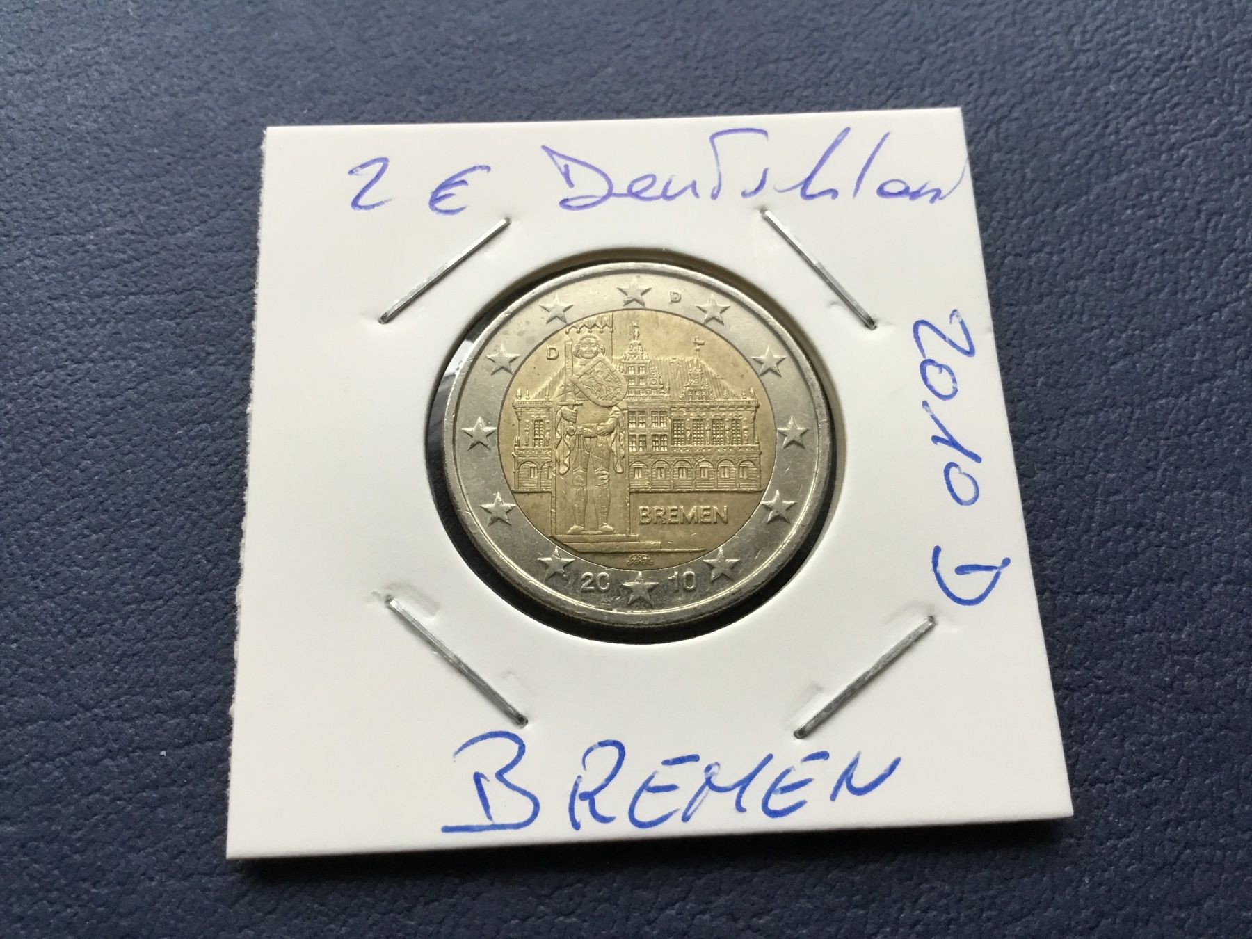 Alle Münzen: 2 Euro Deutschland 2010 D. BREMEN – Gebraucht aus St. Margrethen SG von alfapeugeot10 1