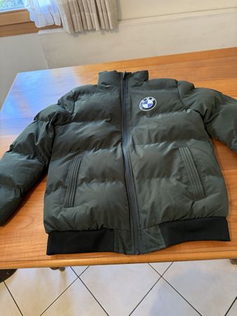 BMW Winterjacke, Herren XL, olivgrün, Neuwertig Top!