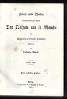 Don Quixote von la Mancha, 1853