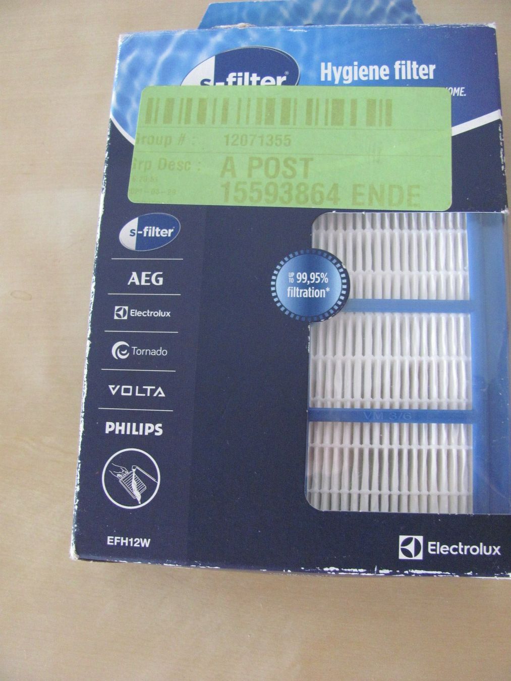 Electrolux Altro per la casa: Hygiene filter S-filter EFH12W AEG Electrolux neu – Nuovo (secondo la descrizione) da Kriens venduto da Miracle49