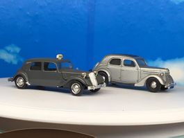 Oldtimer-Modellautos Citroën & Ford, 1930er1:43 Taxi