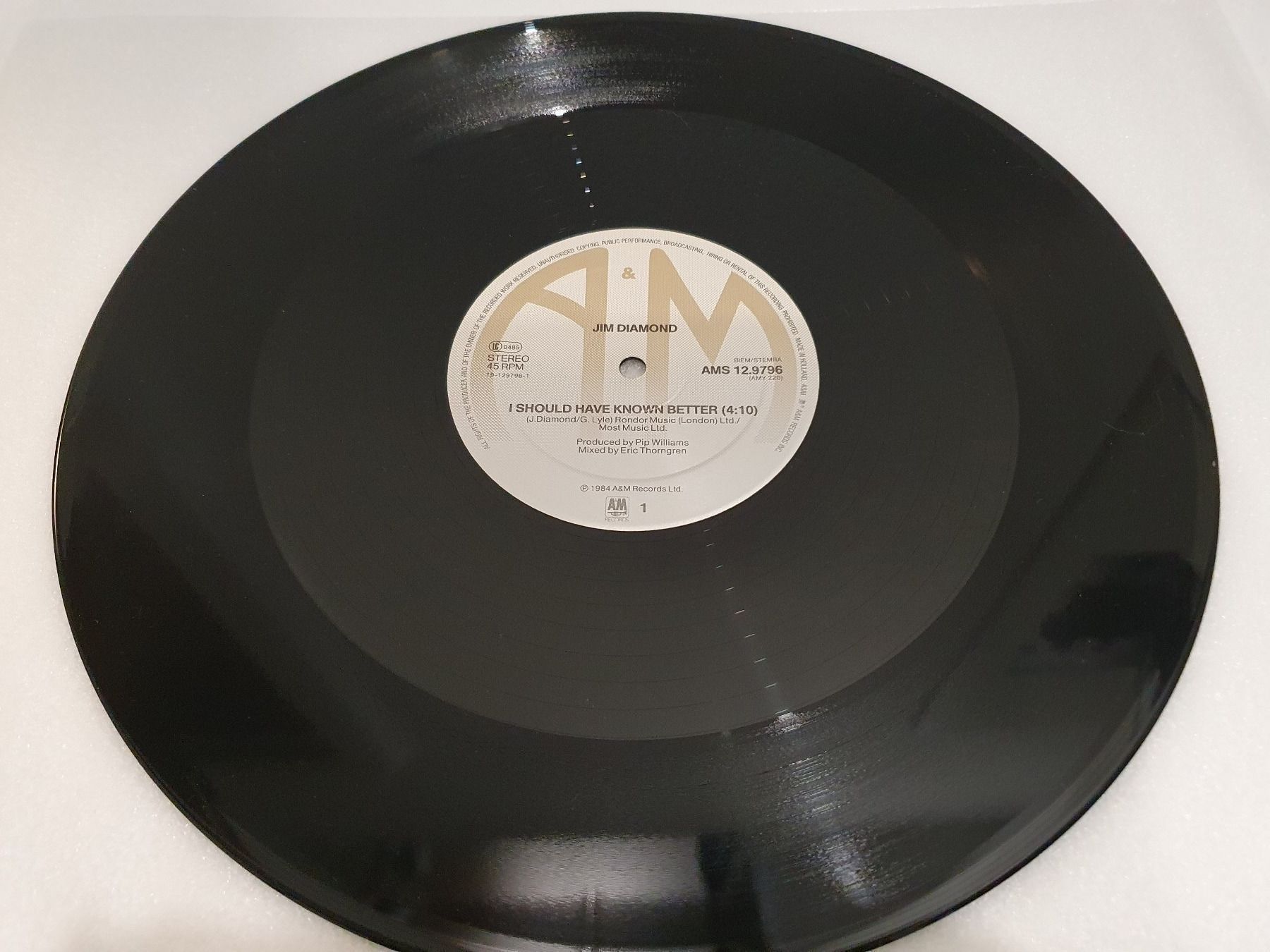 Schallplatten: Jim Diamond - I Should Have Known Better – Gebraucht aus Uster von Vinyl-Leidenschaft 2