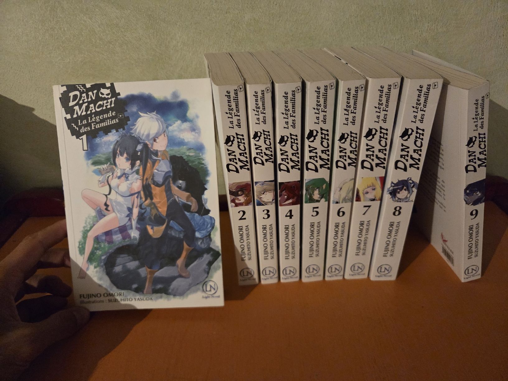 Bücher: Dan Machi - Tomes 1 à 9 - light novel – Gebraucht aus Yverdon Les Bains von GuillaumeJea