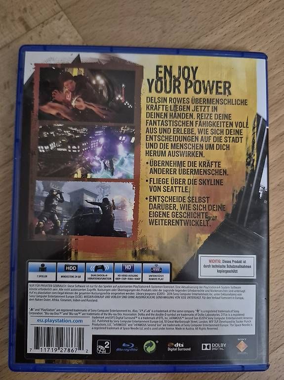 Giochi: In Famous Second Son PS4  – Usato da Horw venduto da Mschaefer 2