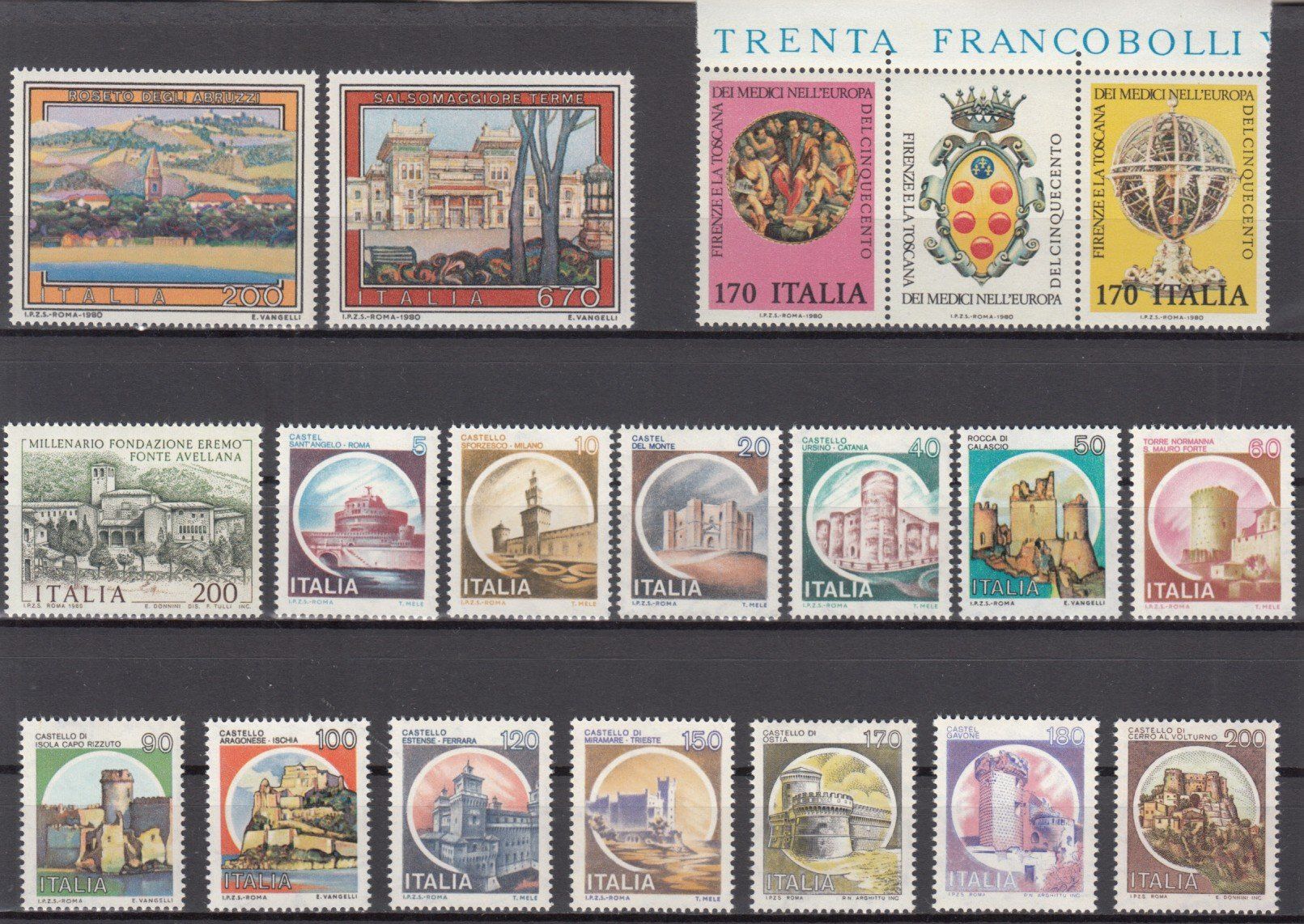 Tous les timbres: Italien 1980 postfrisch – D'occasion à Bürglen TG par StampGraf 2