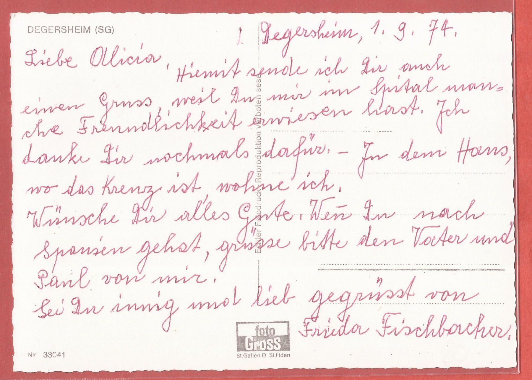 Cartes postales: Degersheim - Bahnhof mit Oldtimer - 1974 beschrieben – D'occasion à Fislisbach par Porano 1