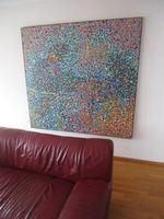 Das Champagner Frühstück - Oel Lw - 175 X 165 cm