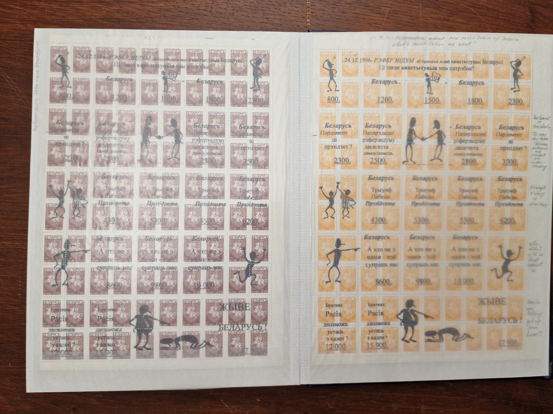 Tutti i francobolli: Sowjetunion GUS 1994-96 - private Ausgabe ++ – Usato da Aesch LU venduto da briefmarken.uray 7