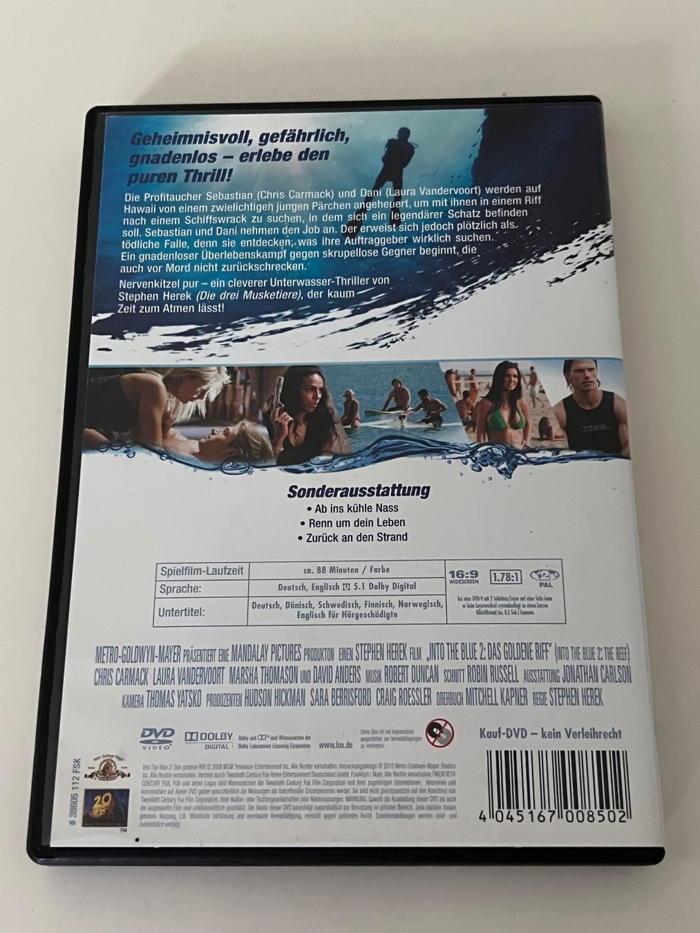 Tutti i DVDs: DVD: Into the Blue 2 - Das Goldene Riff – Usato da Altstätten SG venduto da sheamus 1