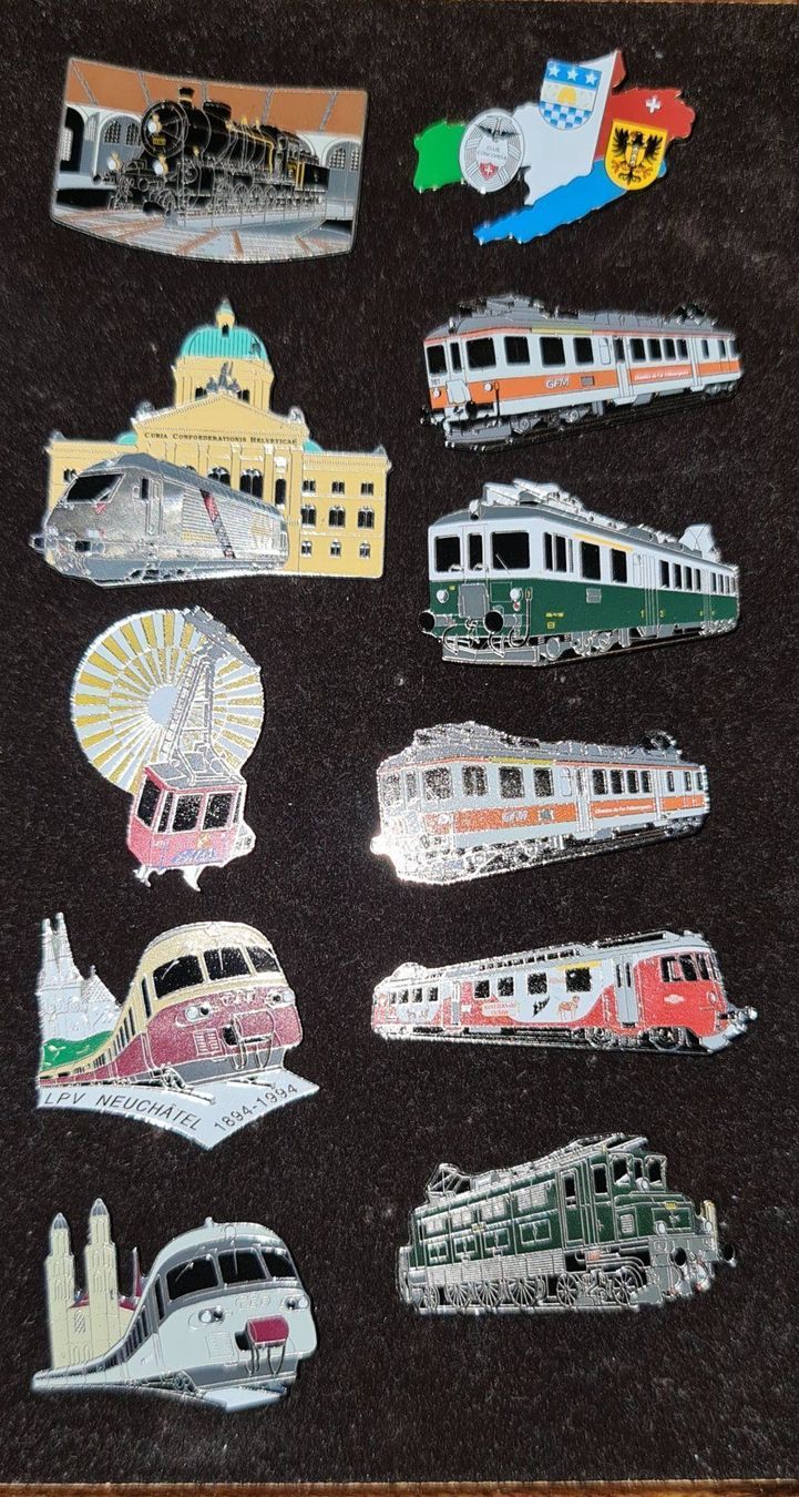 SBB/CFF/FFS Modellini di ferrovie: Pin's Schmid Muller Design – Nuovo (secondo la descrizione) da Cortaillod venduto da signep 3