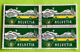  Viererblock Nr.314 Stempelt Bern 1953  