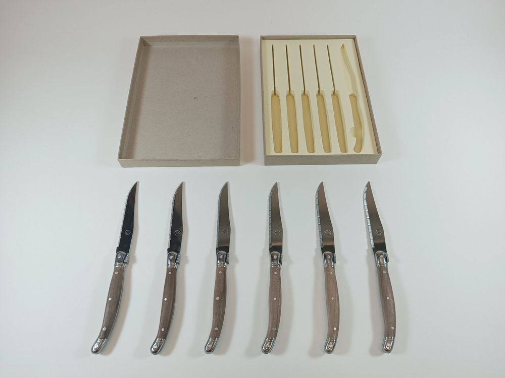 Wunderbar Laguiole Steakmesser Set 6 Teilig Ebenbild