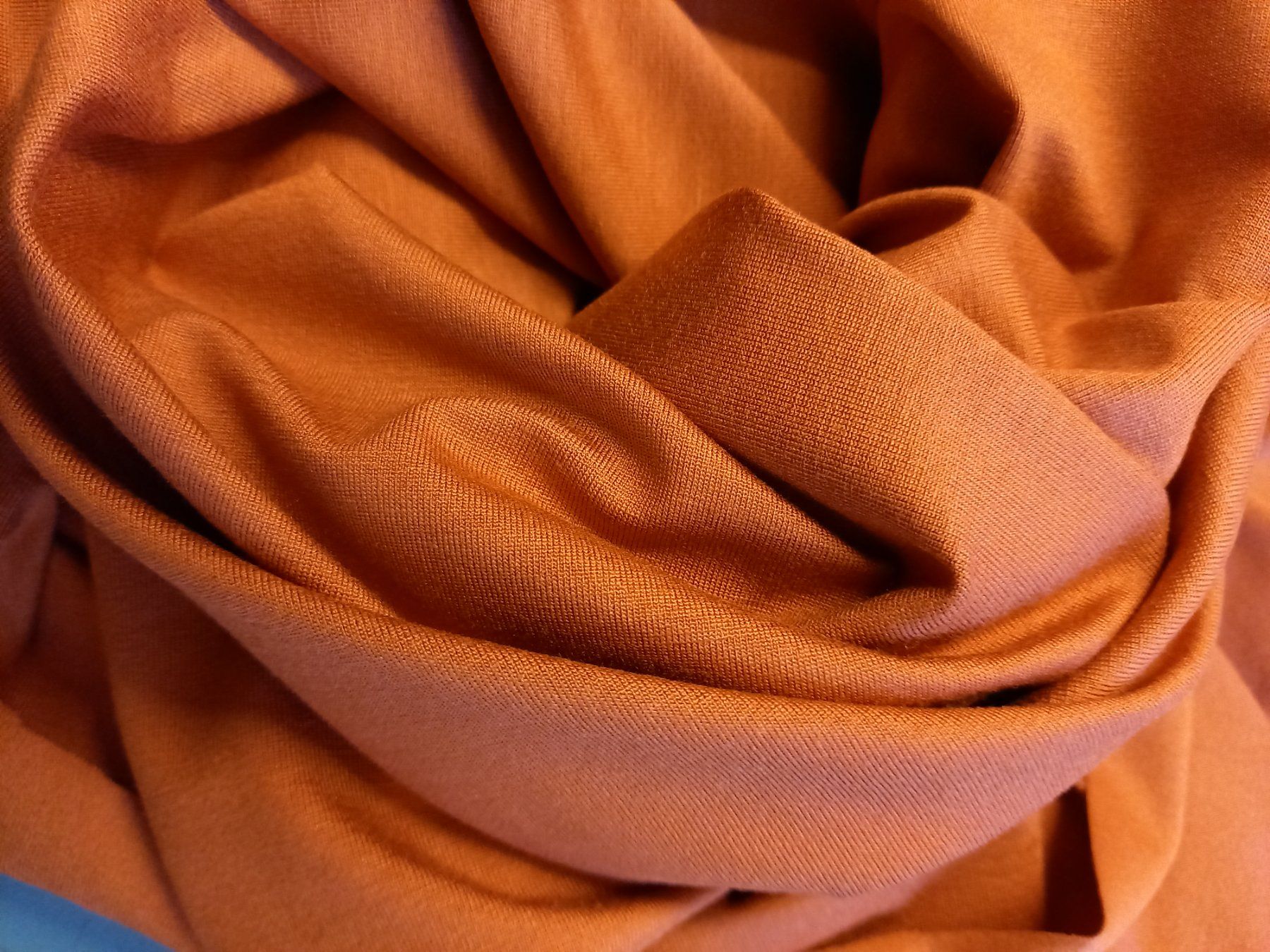 Tessuti: Viskosejersey orange 3 m – Nuovo (secondo la descrizione) da Lichtensteig venduto da mondkleider 1