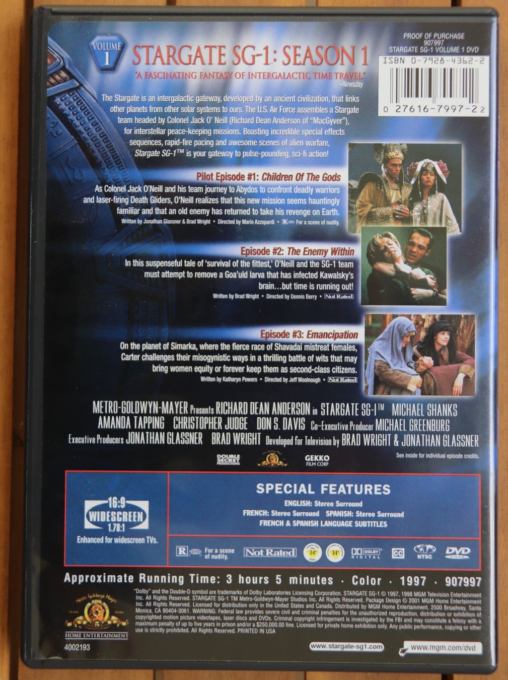 Tutti i DVDs: Stargate Season 1 – Usato da Glattfelden venduto da Sirax 4