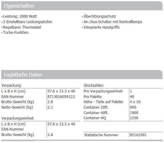 Heizgeräte: Elektroheizung (Konvektor) - KA-5912 – Neu und originalverpackt aus Opfikon von Trodat5430 2