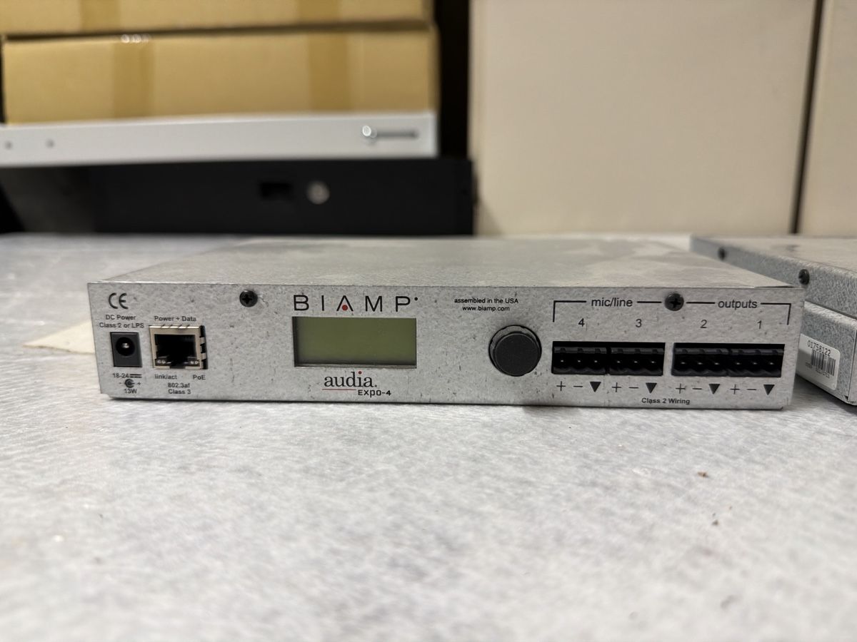 Convertitori: BIAMP audia EXPO-4 Audio Extender 2 stk. – Usato da Dagmersellen venduto da INEICHEN-MULTIMEDIA 1