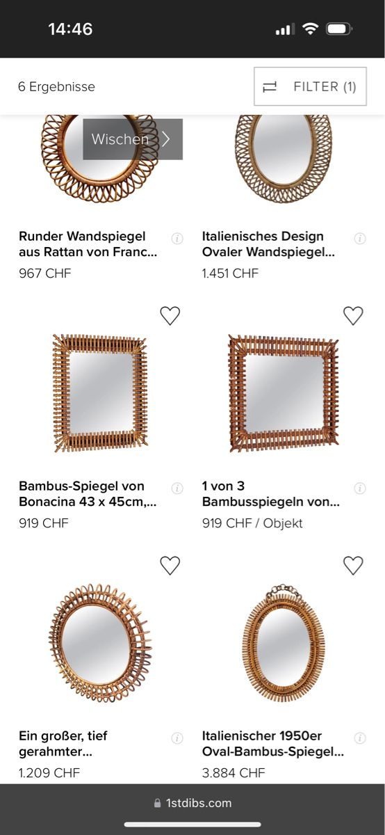 Spiegel: Spiegel im Stil Bonacina – Gebraucht aus Erlenbach ZH von itemstobepruchased 5