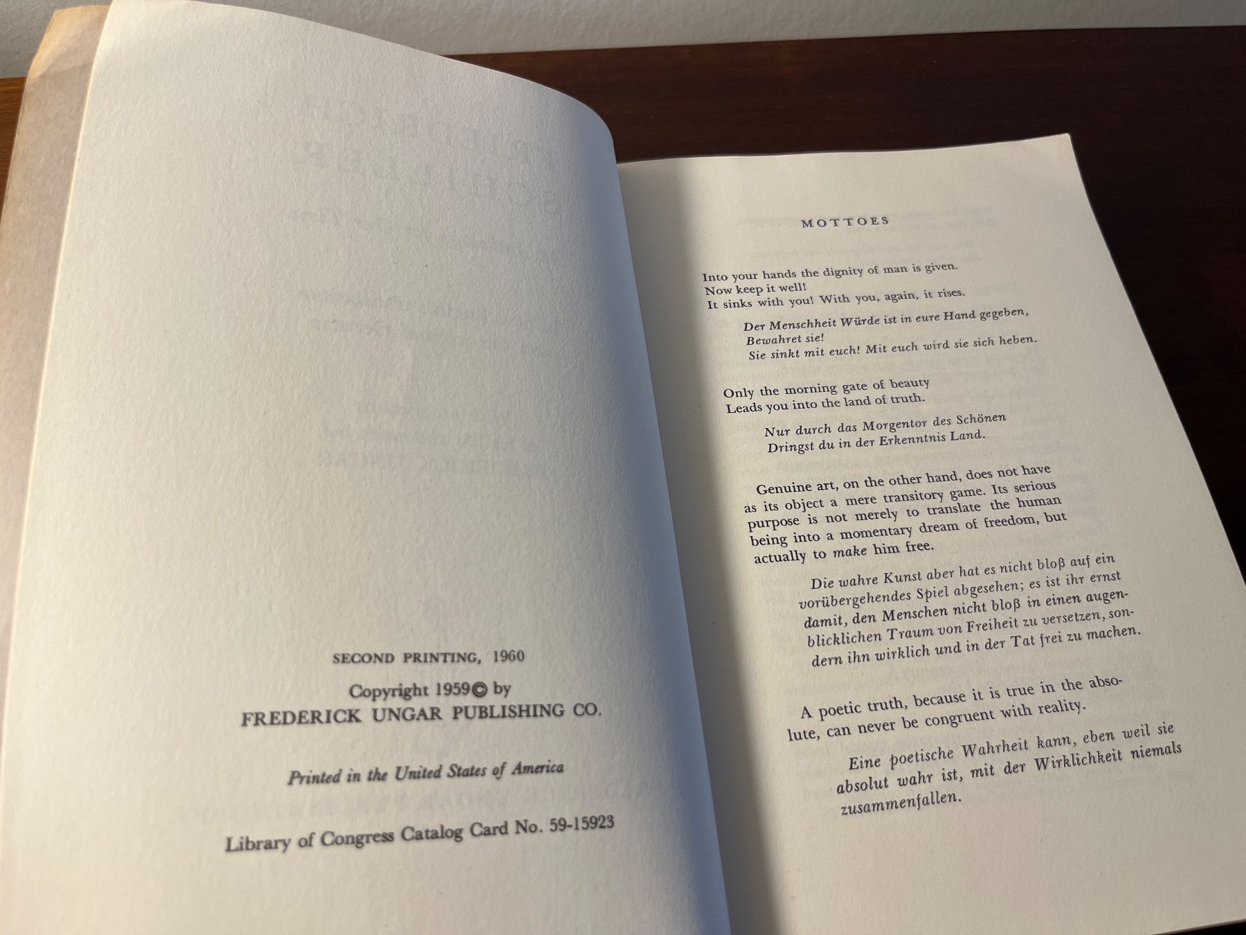 Bücher: Buch - Friedrich Schiller, An Anthology for our time – Gebraucht aus Luzern von Jiggy_8898 5