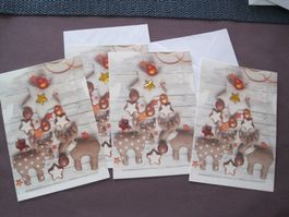 4 gleiche Weihnachtskarten mit Couvert (5)