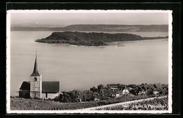 Ligerz, Ortspanorama mit Blick auf die P