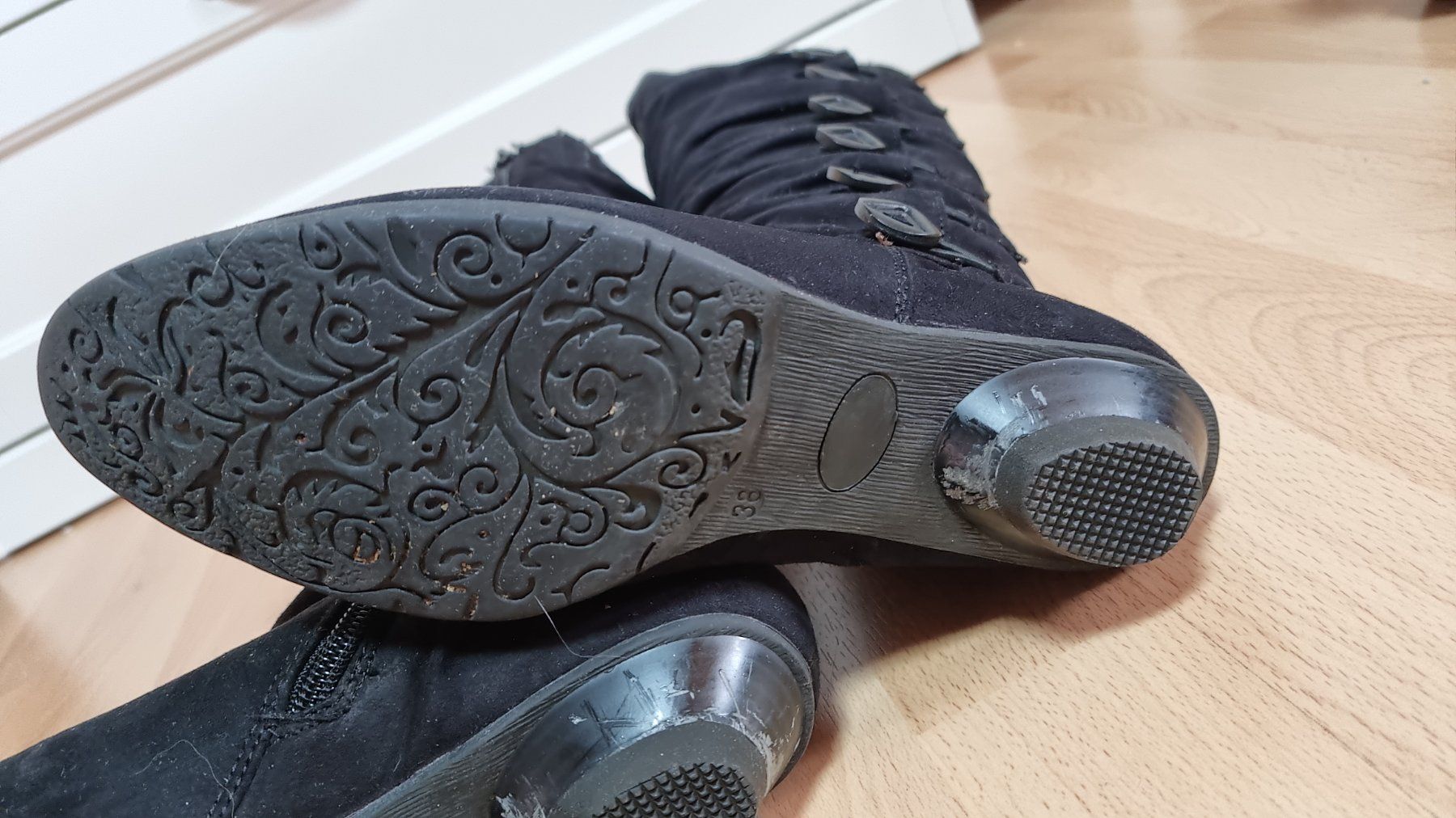 Graceland Scarpe da donna: Schwarze Textillederstiefel, Grösse 38, Graceland – Usato da Effretikon venduto da lenalisa63 4