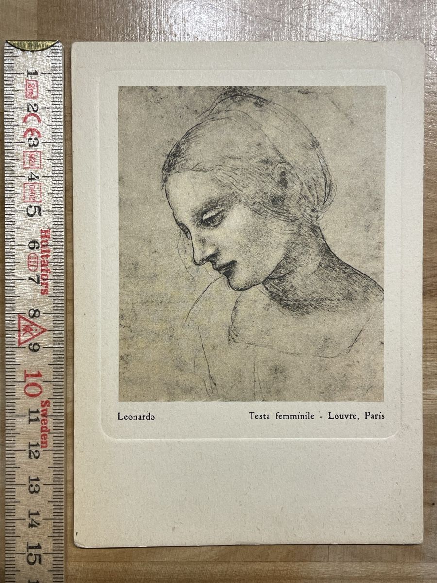 Cartoline postali: AK Bild von Leonardo da Vinci – Usato da Rümlang venduto da euqinom16