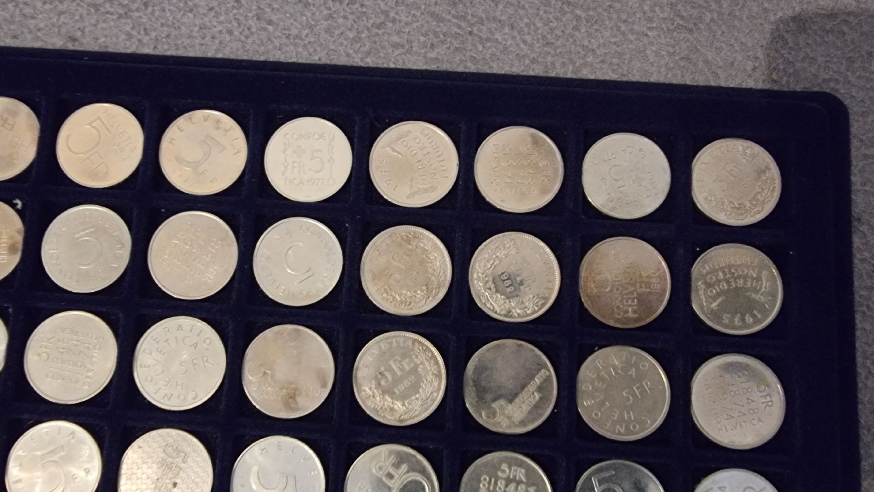 Tutti le monete: 5 francs  X 39 pieces commémoratives suiss – Nuovo (secondo la descrizione) da Cormondrèche venduto da yo1978 1