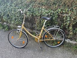 Velo Veloletta Damenfahrrad gold, 24Zoll, Stadtrad Frühling